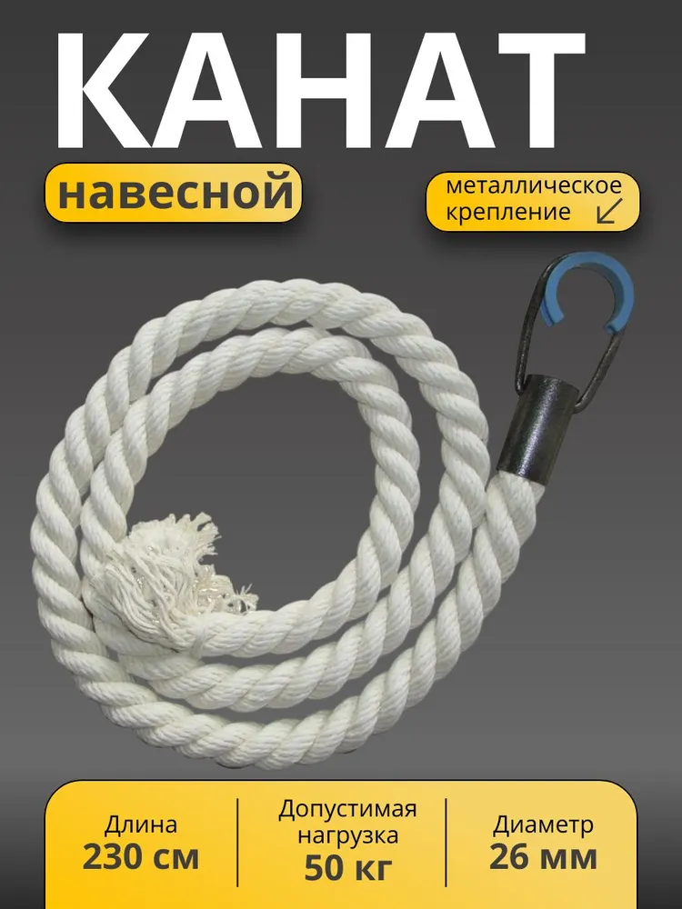 Канат с креплением навесной