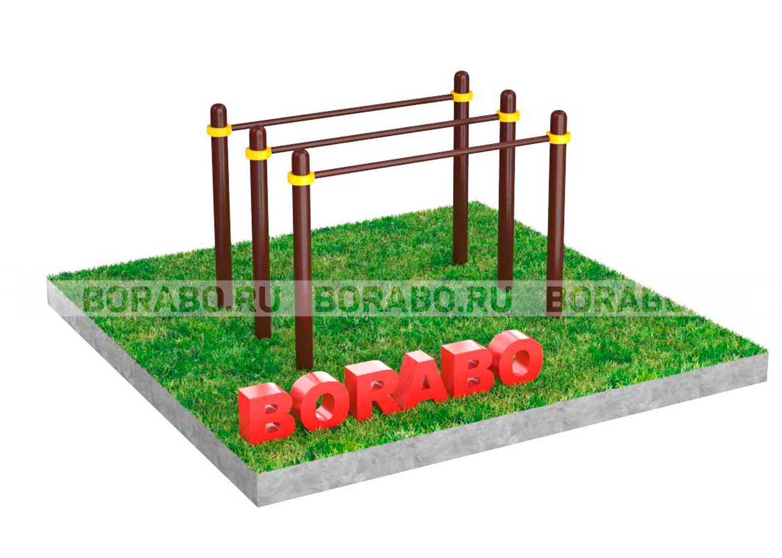 Брусья Workout BW-12 тройные