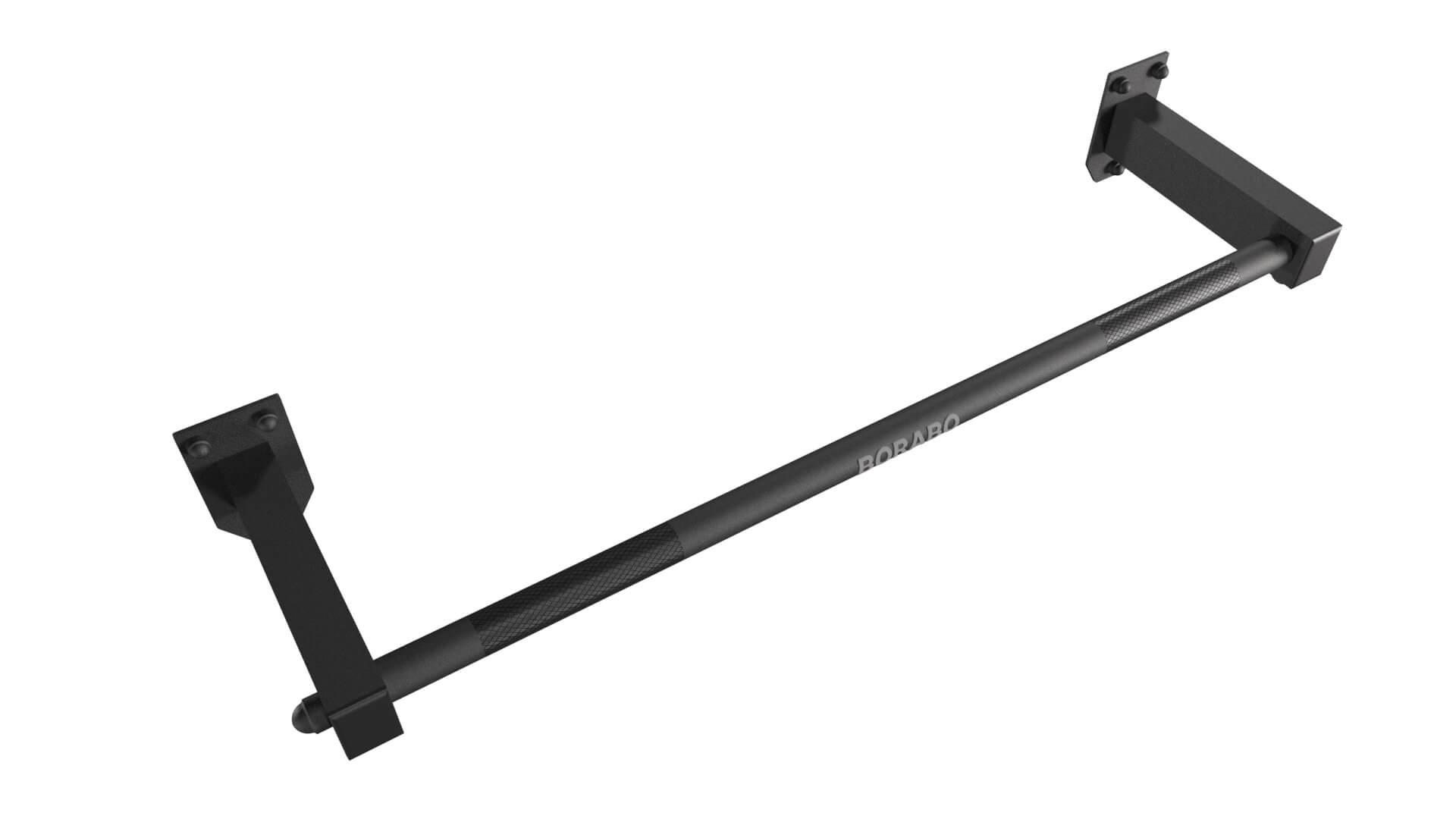 Турник наддверный Классик  BLACK - стальное рифление