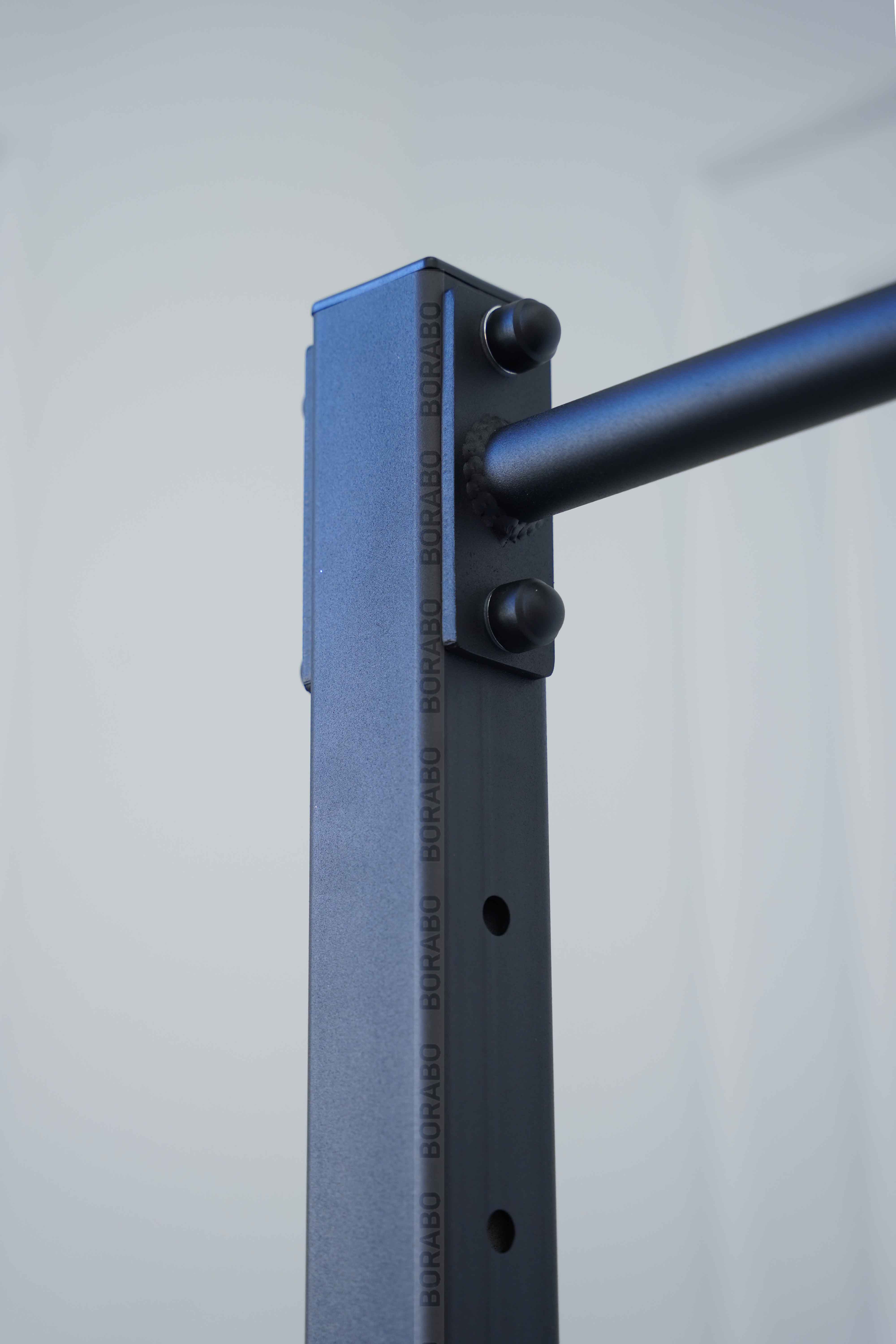 Турник напольный с брусьями и перекладиной для отжиманий, черный