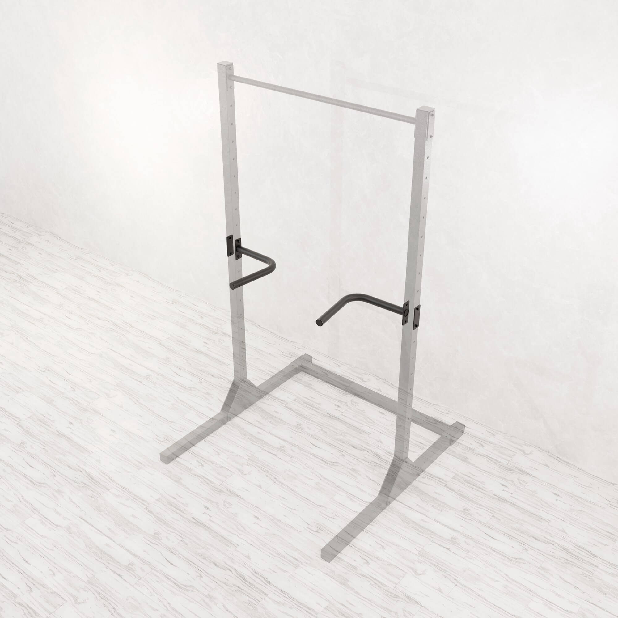 Брусья для напольного турника, чёрные