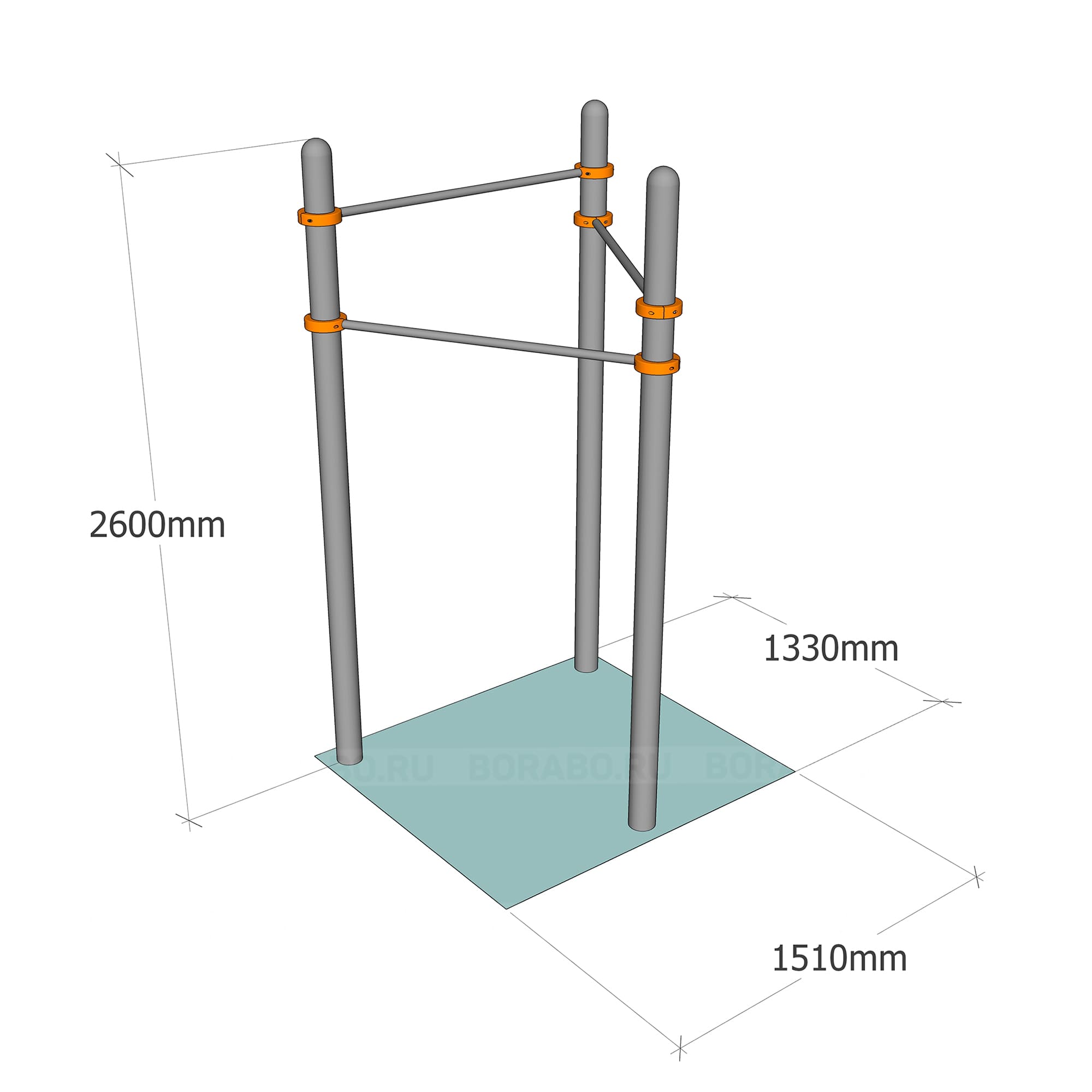 Турники Workout треугольник BW-7 для подтягиваний