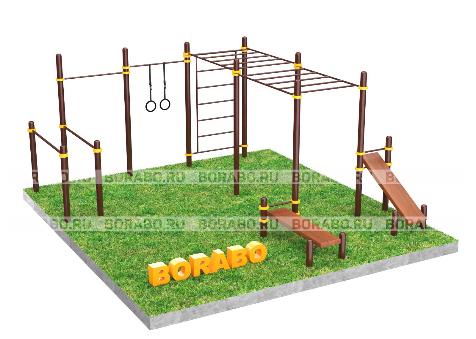 Спортивно-развивающее Workout оборудование BW-64-M