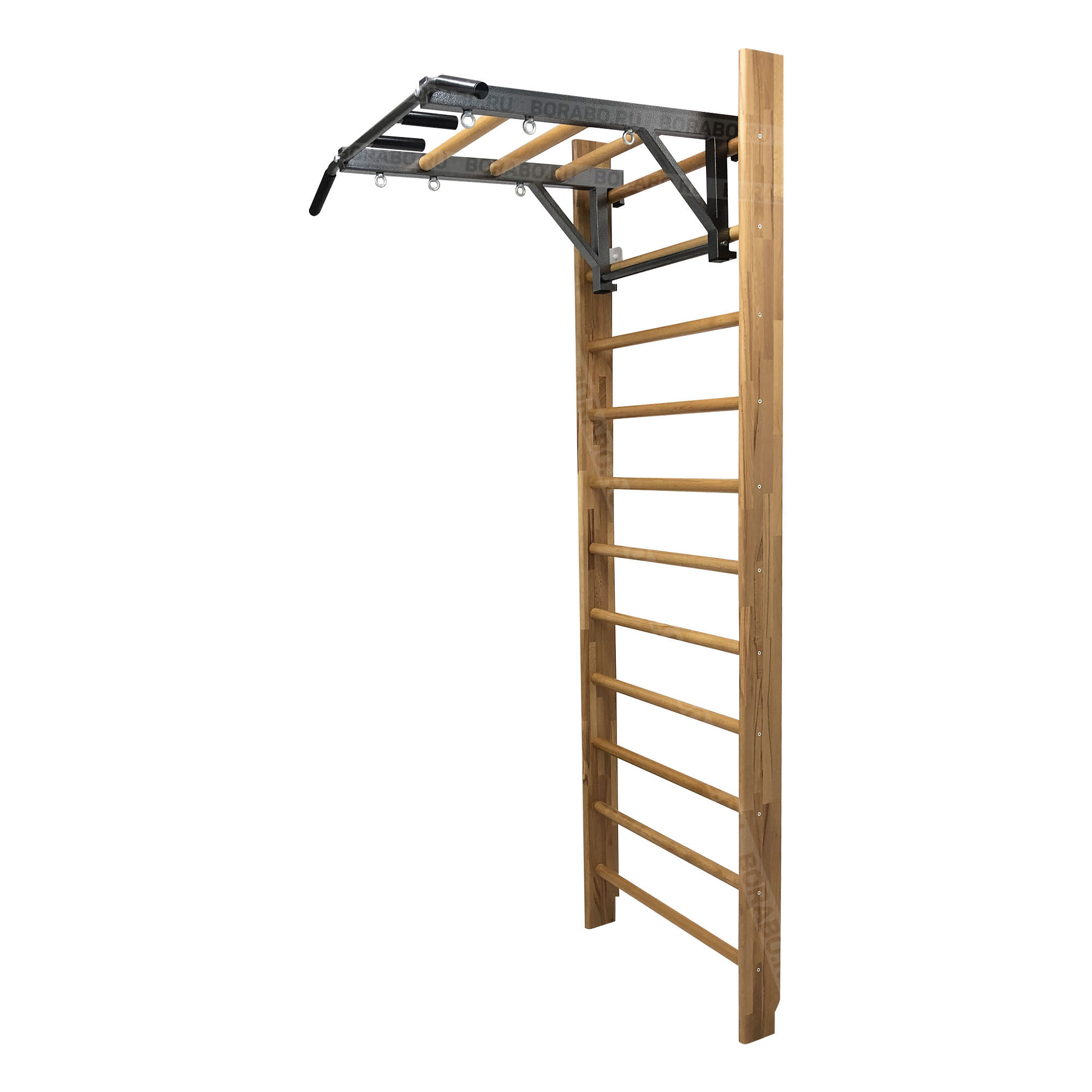 Детский спортивный комплекс с рукоходом дерево- турник навесной на шведскую стенку