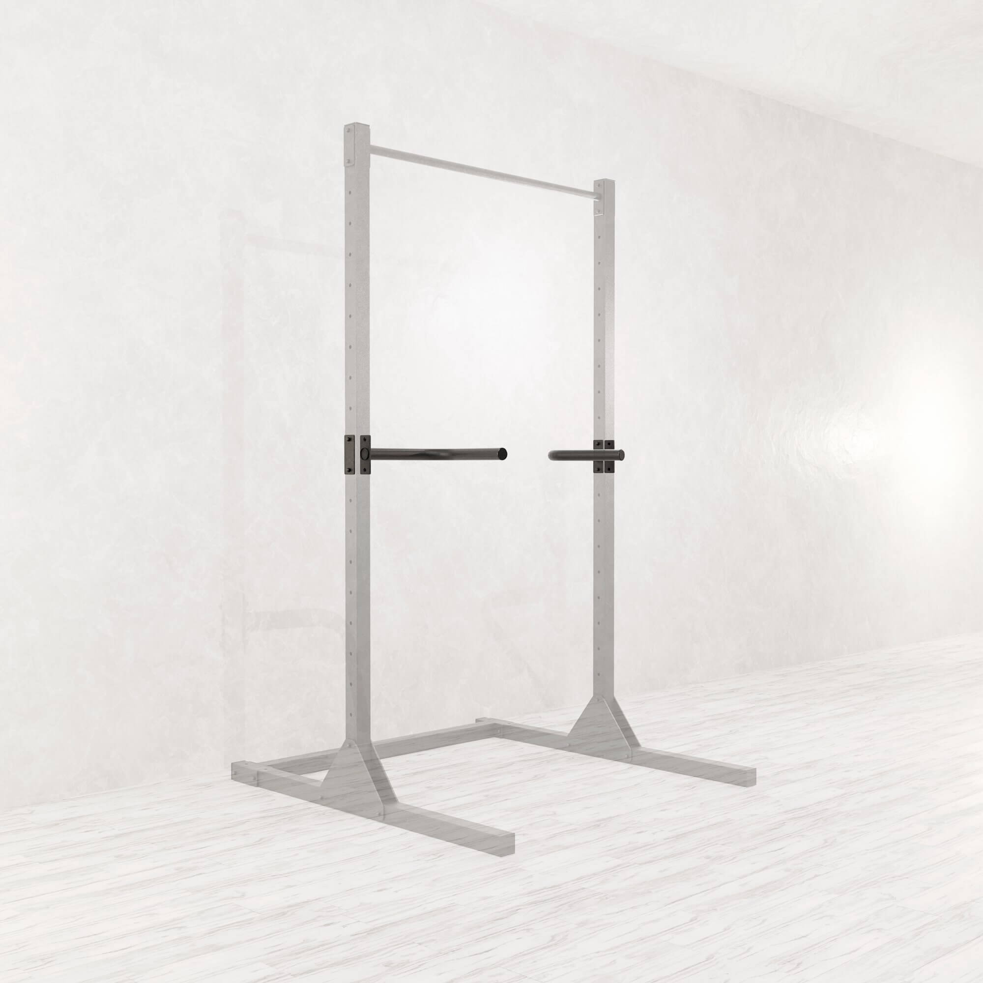 Брусья для напольного турника, чёрные