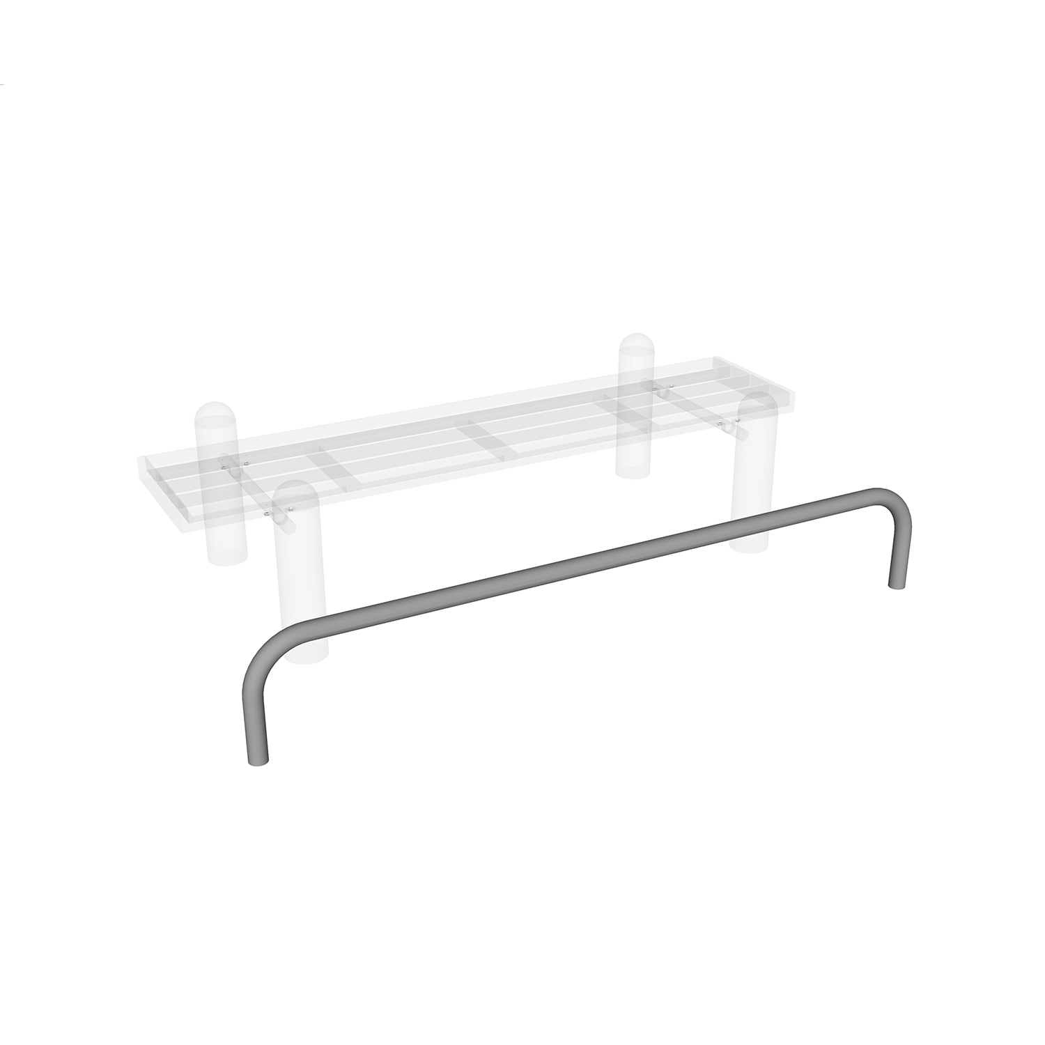 Упор для ног от гимнастической скамьи