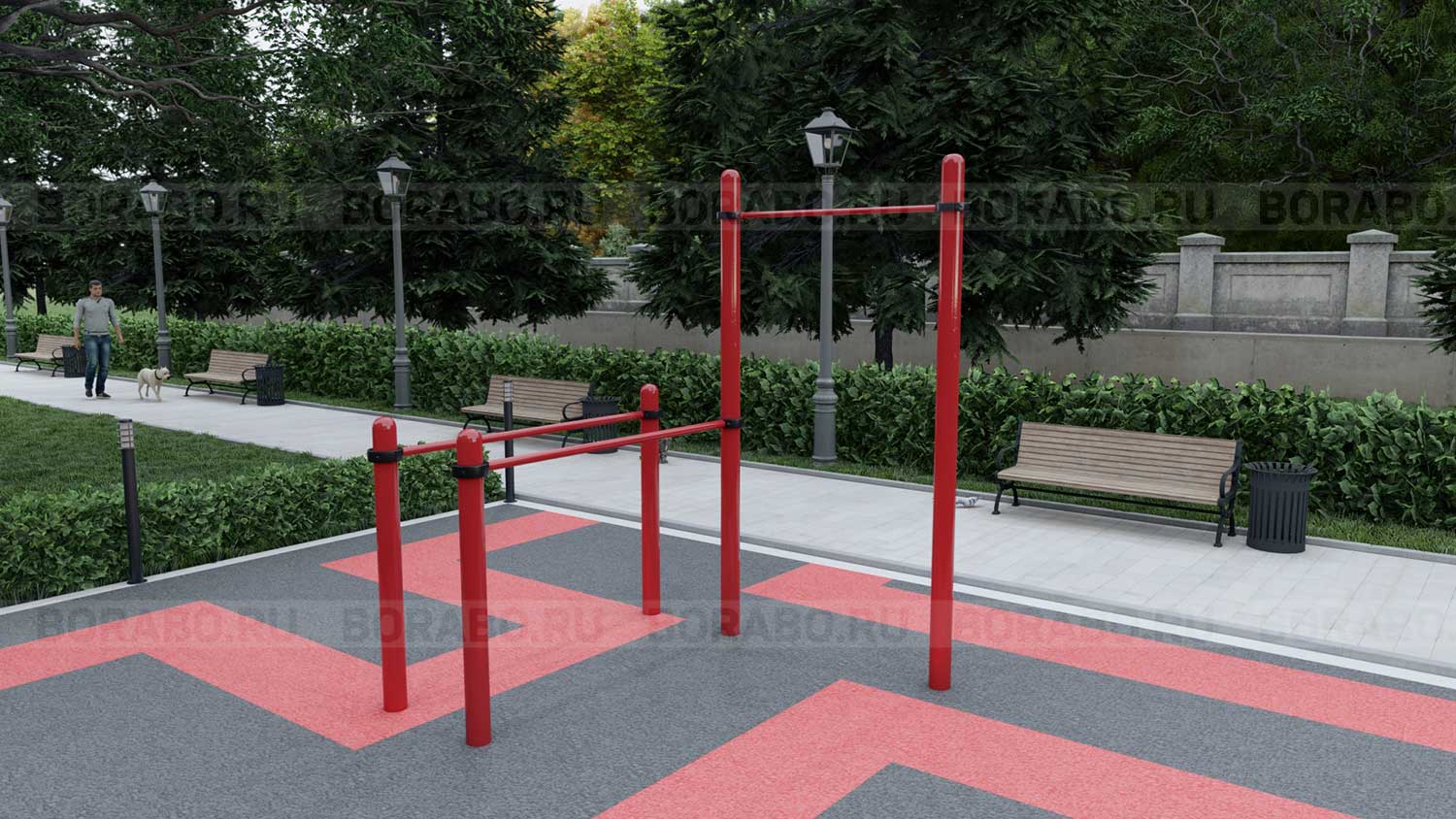 Турник Брусья для улицы BW-71