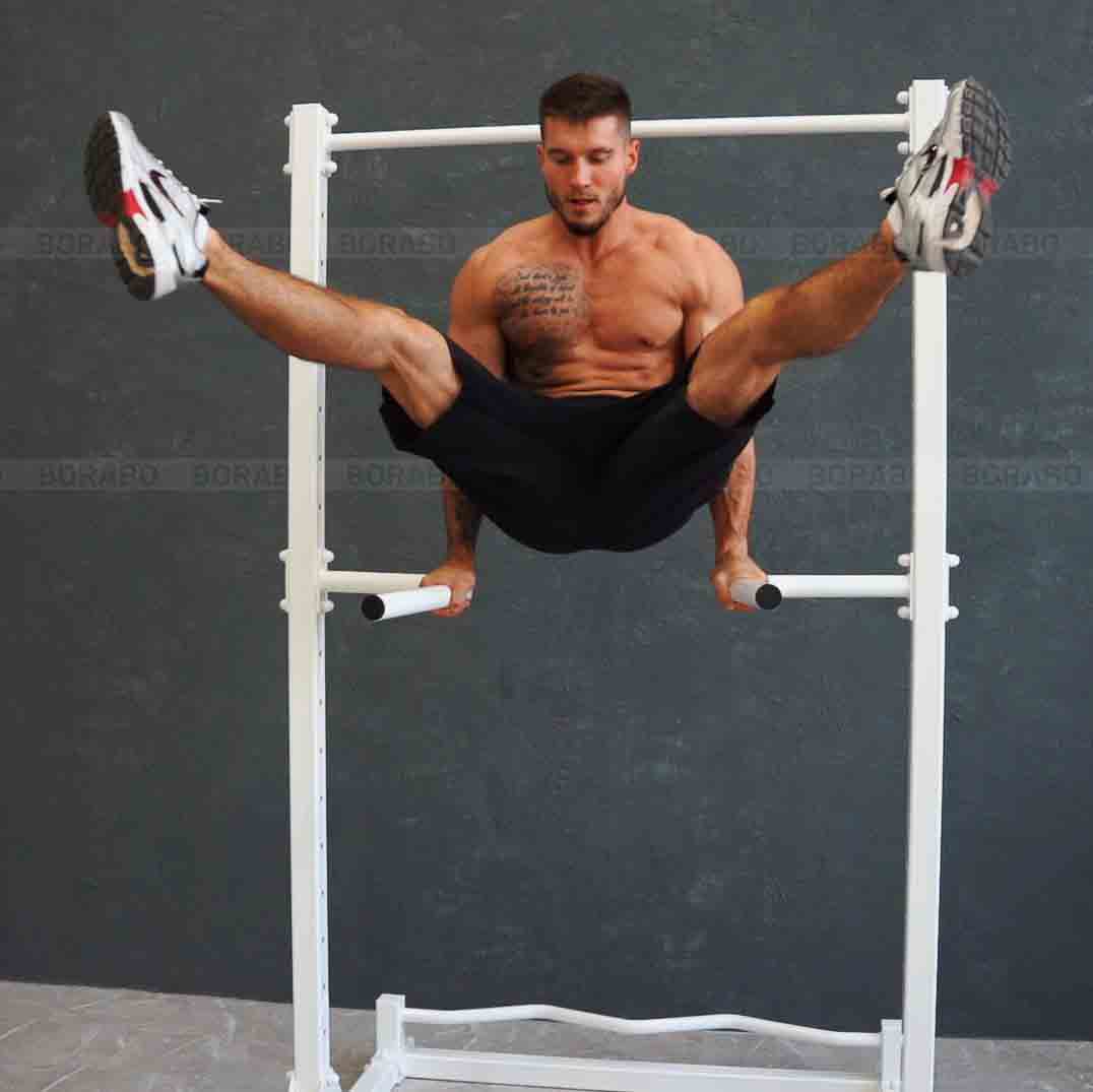 Брусья для напольного турника, белые