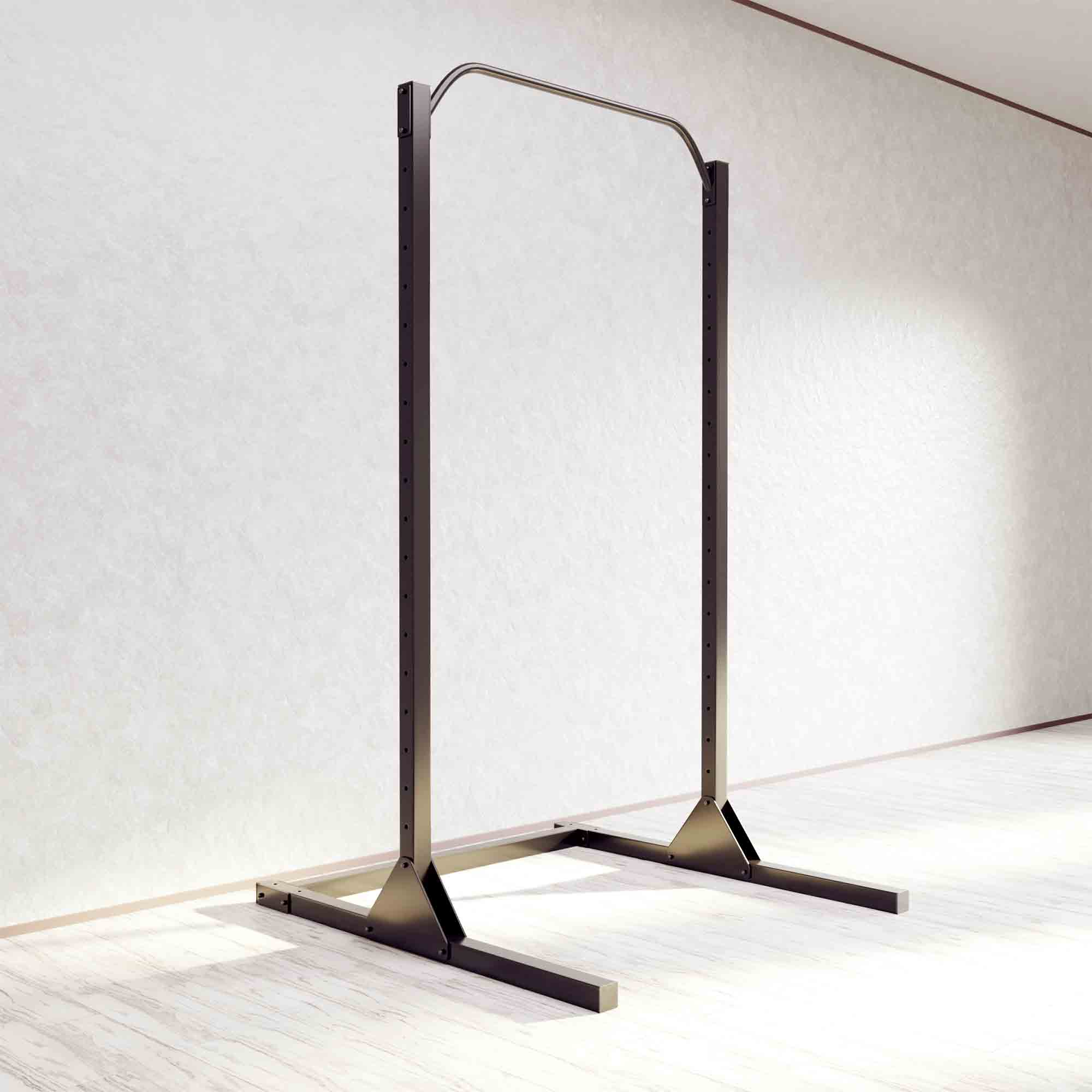 Высокая перекладина для напольного турника, чёрная