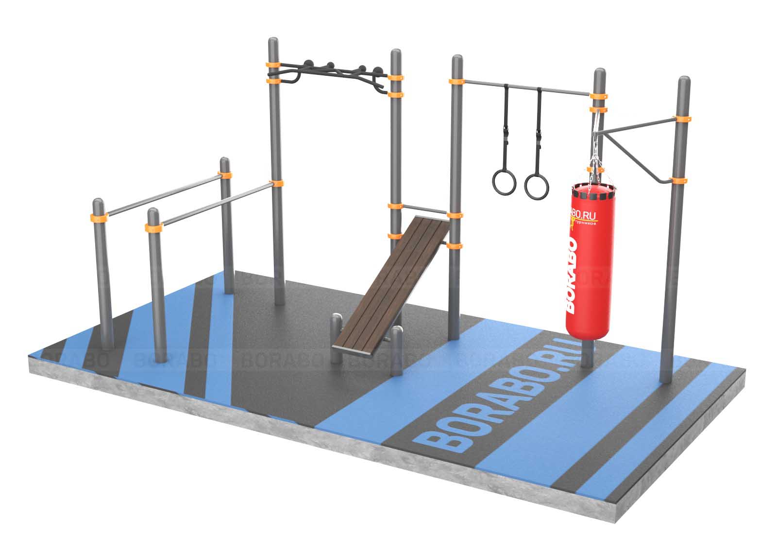 Площадка воркаут PRO bw-111