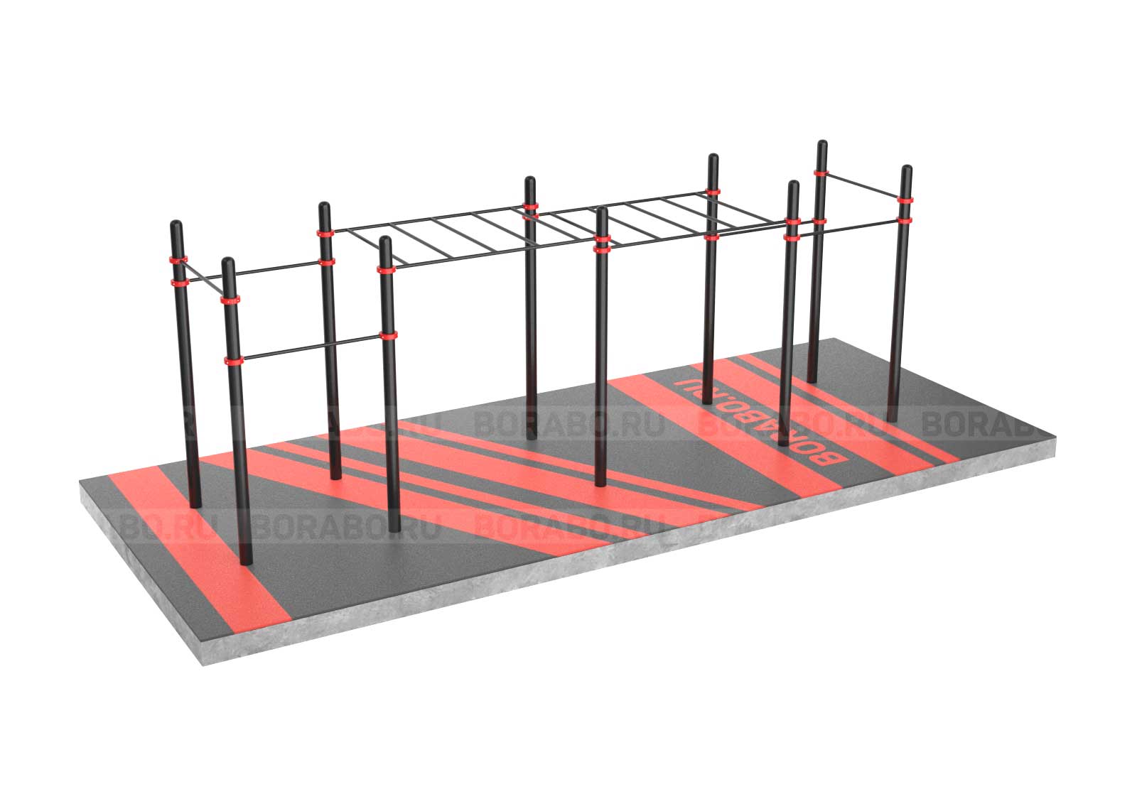 Рукоход Workout BW-22 с шестью турниками