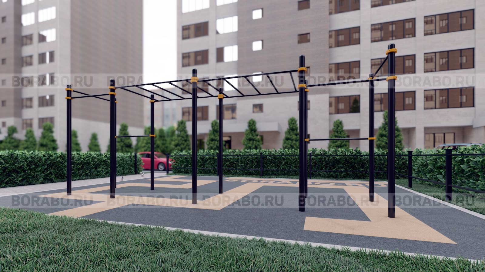 Рукоход Workout BW-22 с шестью турниками