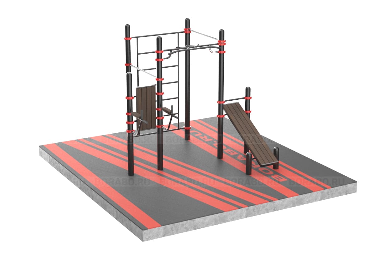 Площадка воркаут PRO bw-110