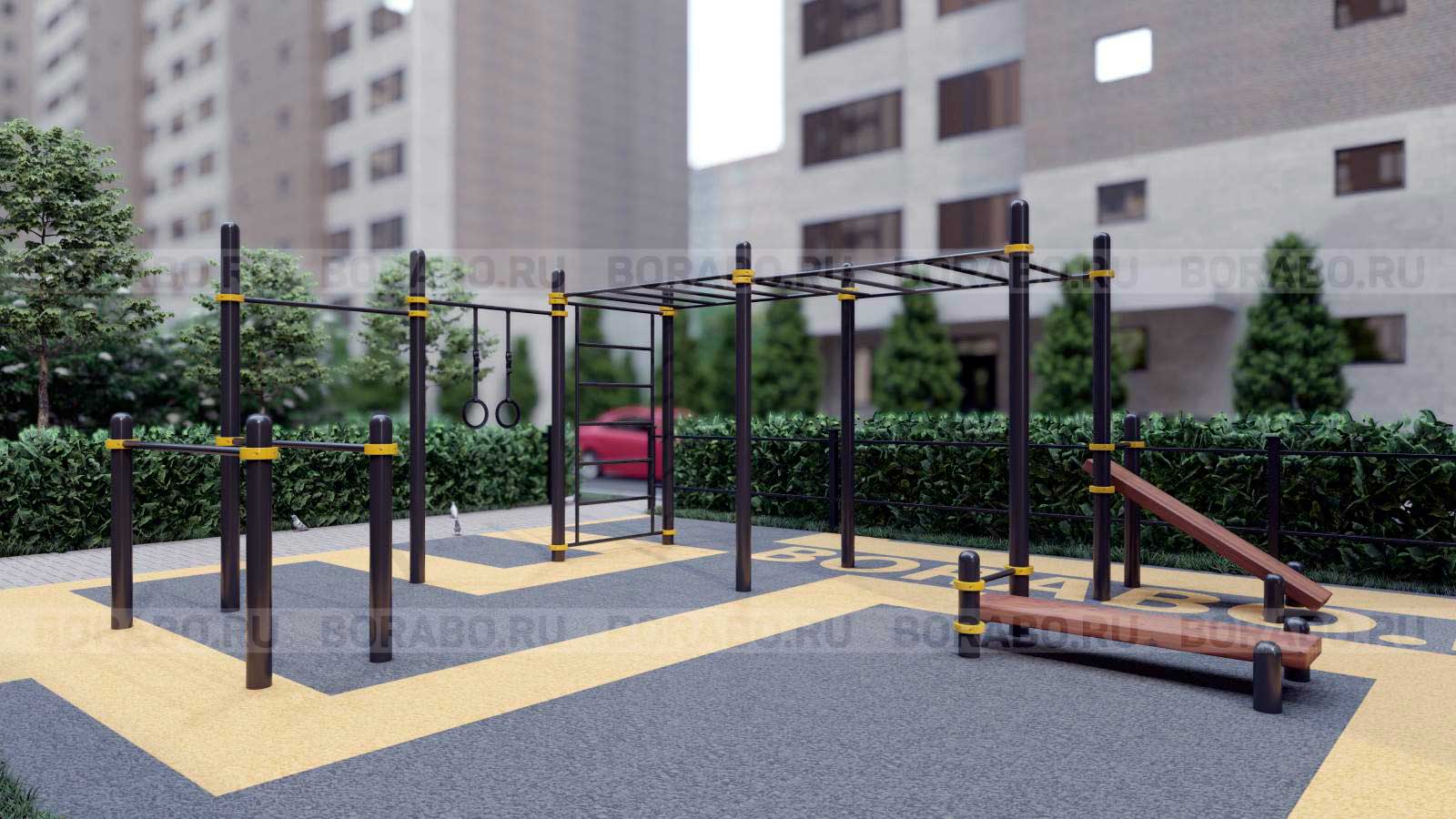 Спортивно-развивающее Workout оборудование BW-64-M