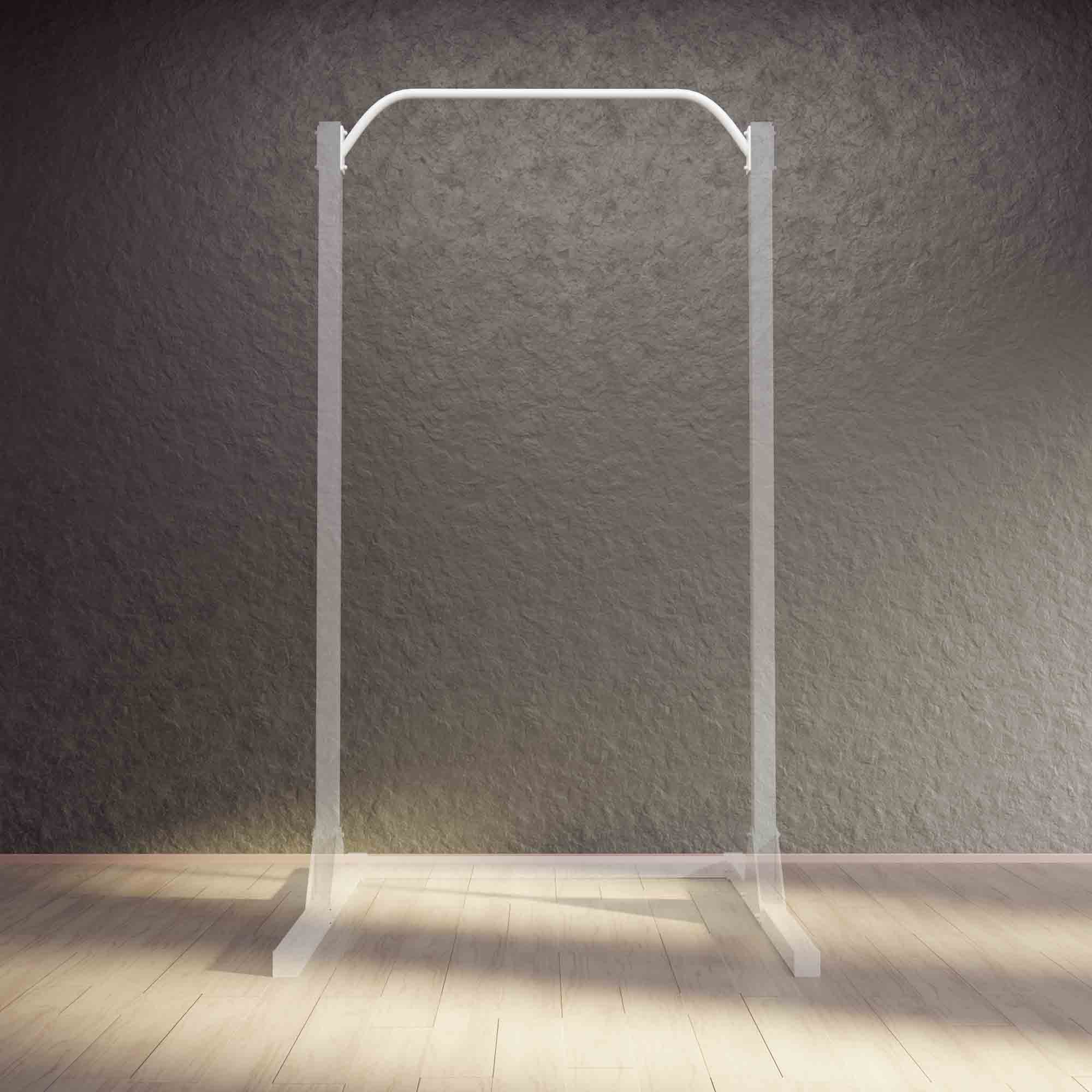 Высокая перекладина для напольного турника, белая