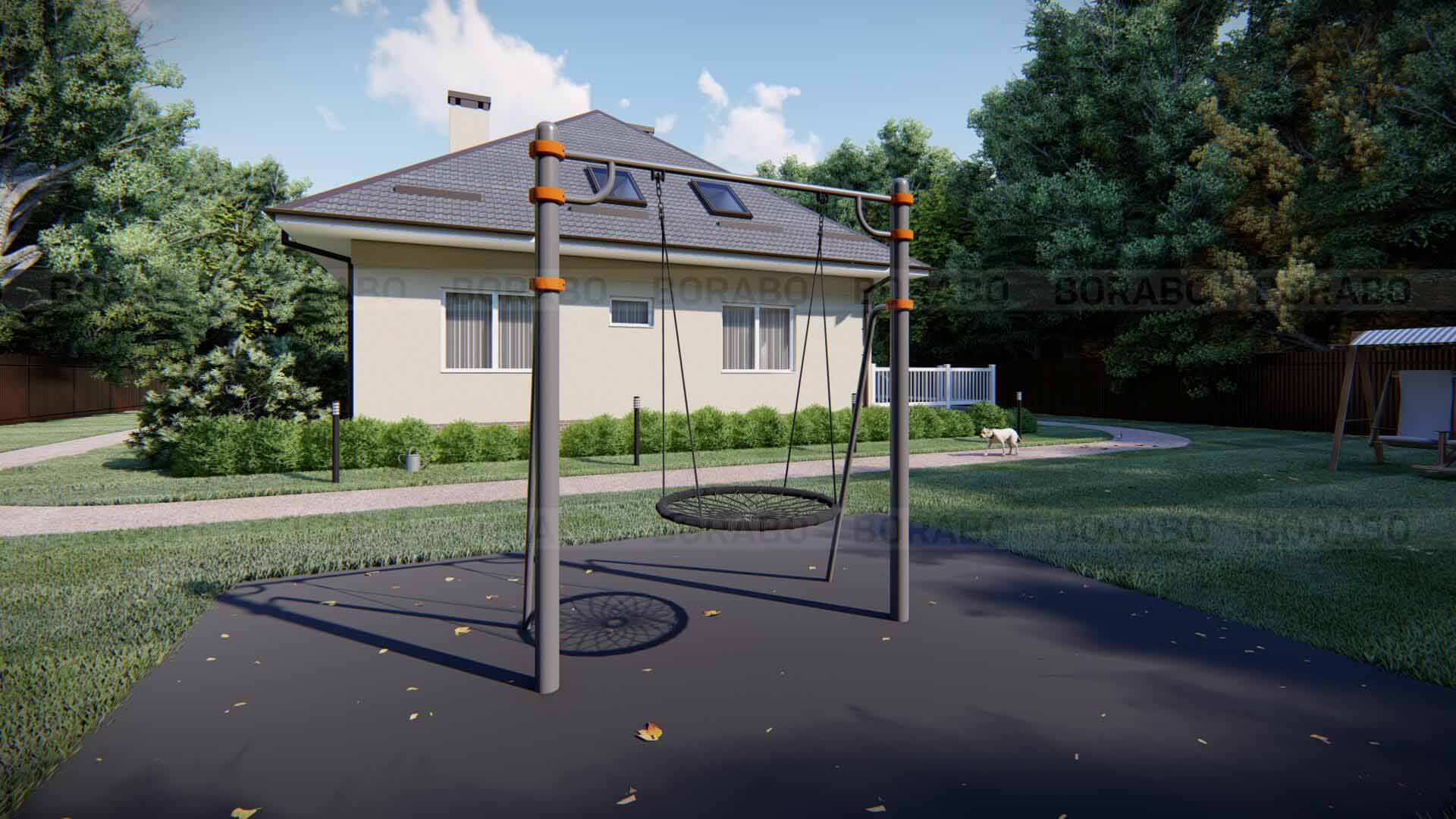 Качели Workout с упорами BW-123