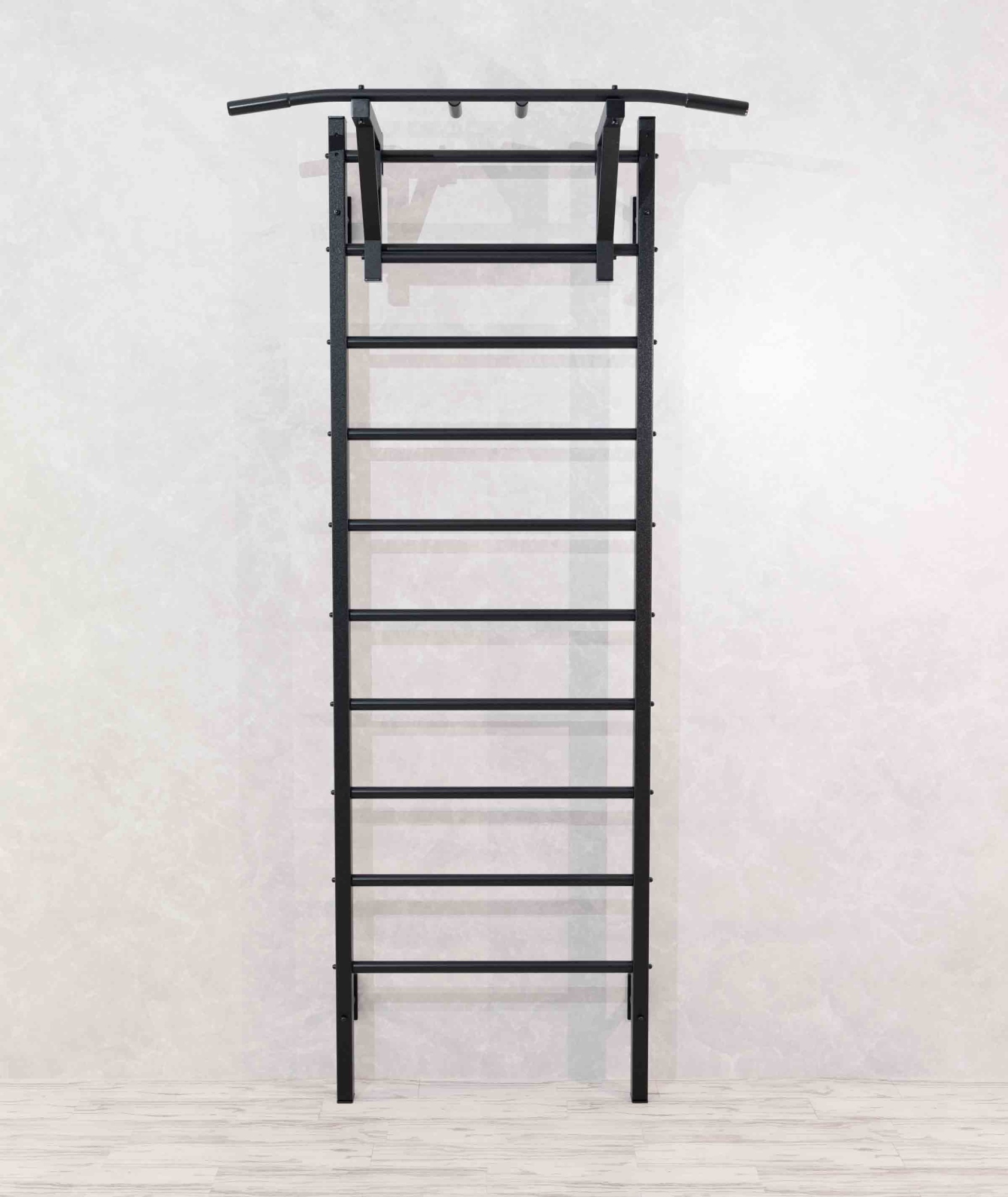 Шведская стенка металлическая Проф 240x71x16 см + Навесной турник