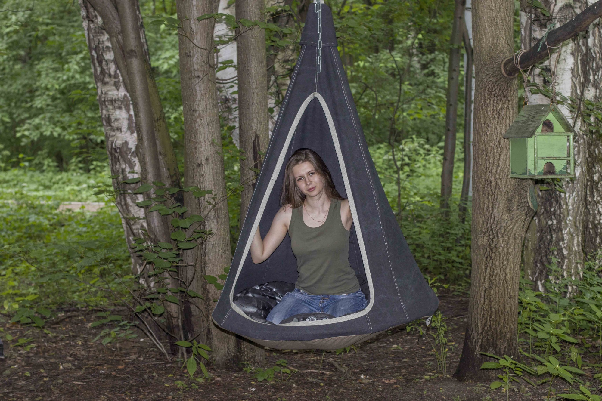 Гамак-кокон 110 см Графит