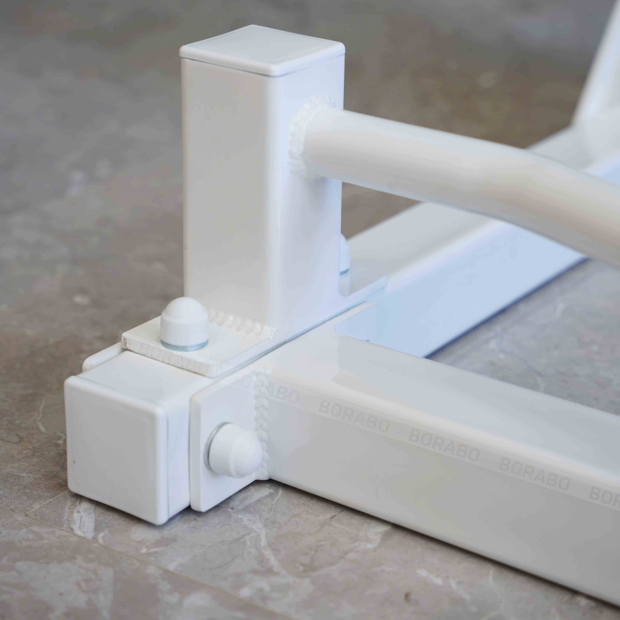 Турник напольный с брусьями и перекладиной для отжиманий, белый