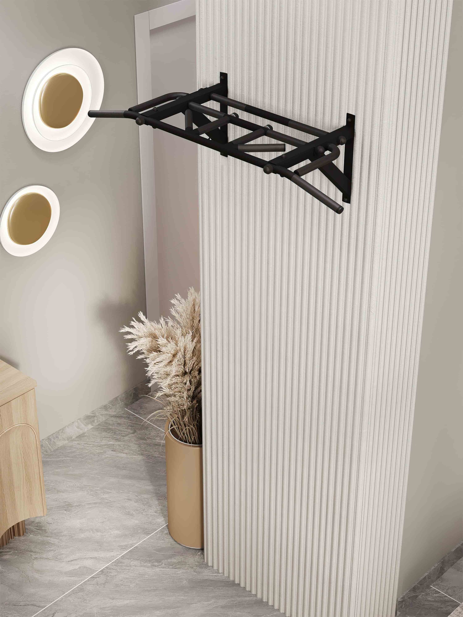 Турник настенный "Тарантул" BLACK