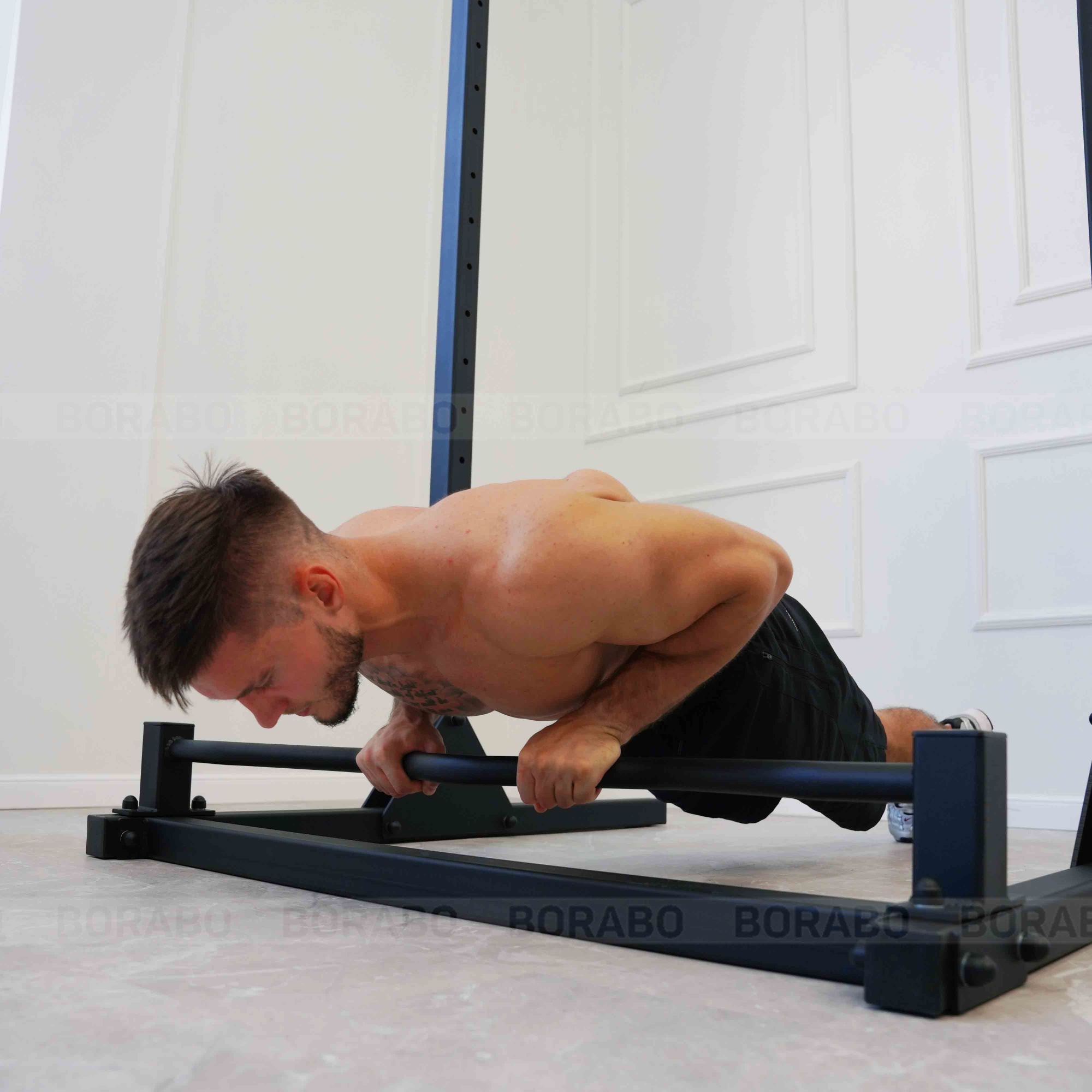 Перекладина для отжиманий для напольного турника, чёрная