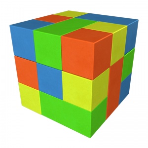 Мягкий конструктор «Кубик-рубик мини»