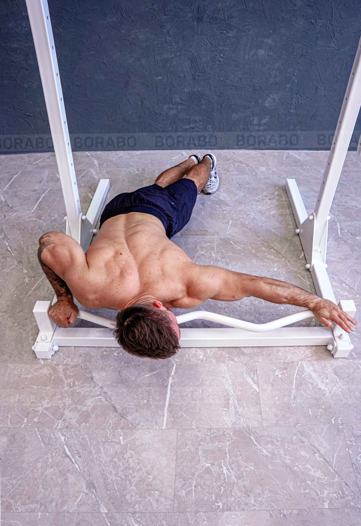 Перекладина для отжиманий для напольного турника, белая