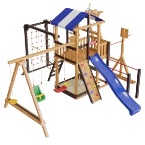 Детская деревянная игровая площадка САМСОН Бретань (модель 2018г.)