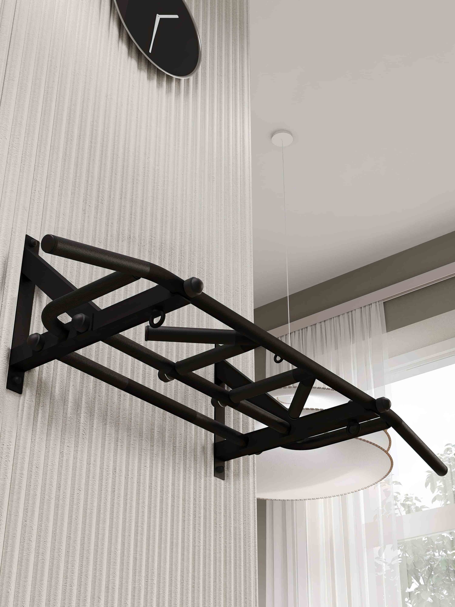 Турник настенный "Тарантул" BLACK