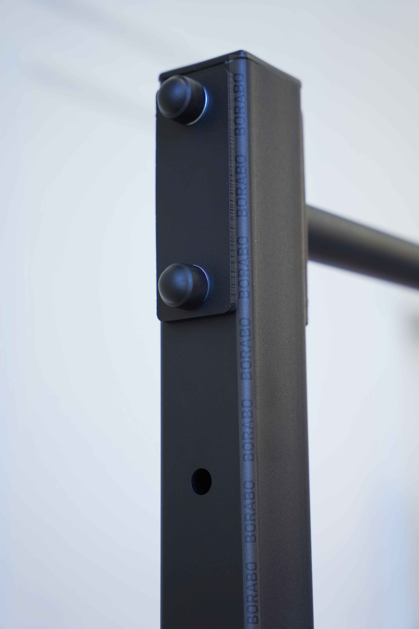 Турник напольный с брусьями и перекладиной для отжиманий, черный