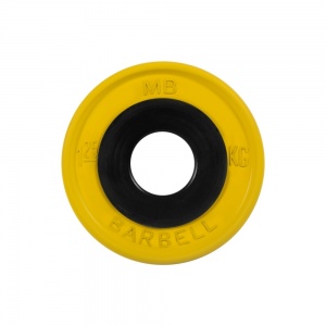 Диск олимпийский "Barbell", цветной, диаметр 51 мм, 1,25 кг