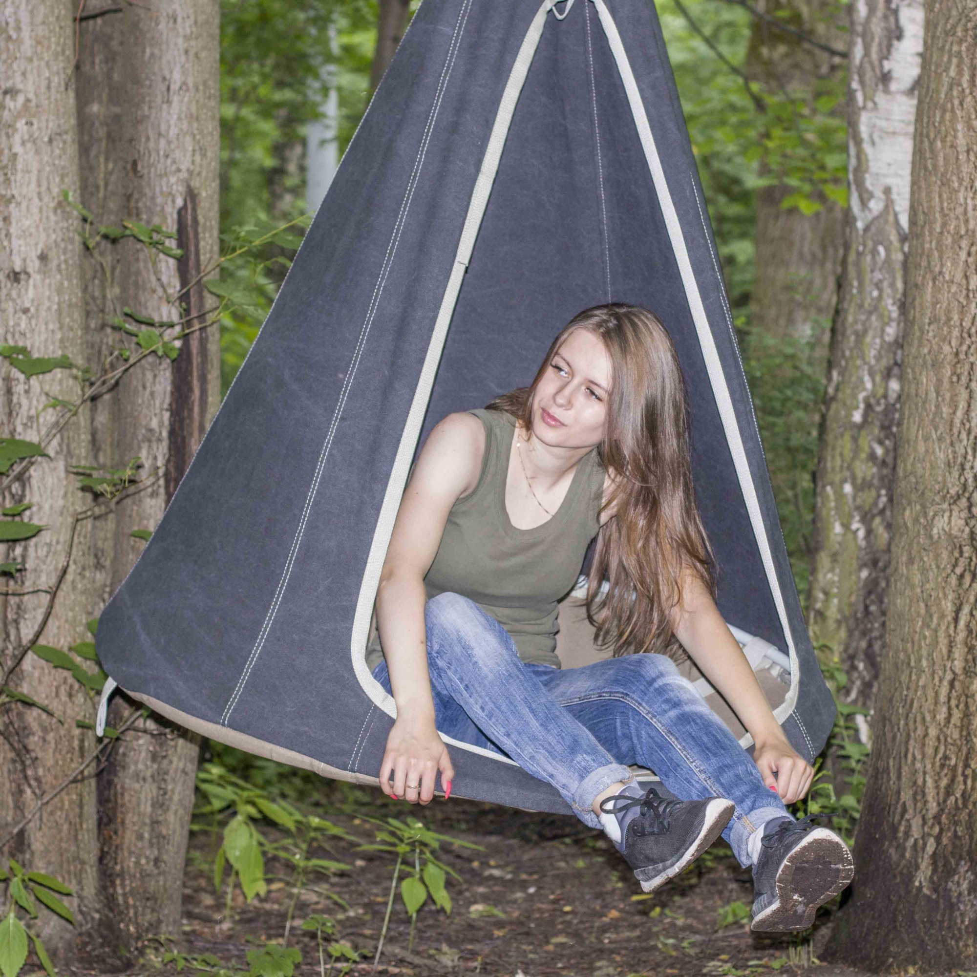 Гамак-кокон 110 см Графит