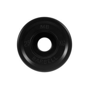 Диск олимпийский "Barbell", черный, диаметр 51 мм, 2,5 кг
