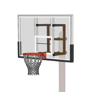 Баскетбольное кольцо на один столб