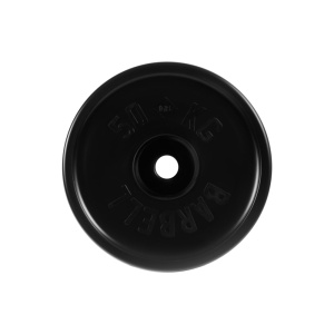 Диск олимпийский "Barbell", черный, диаметр 51 мм, 50 кг
