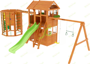 Детская площадка IgraGrad Клубный домик 2 с WorkOut Luxe